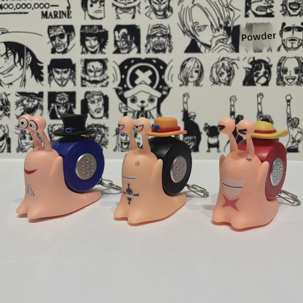 Schlüsselanhänger „One Piece Den Den Mushi Voice“: ASL-Sound-Anhänger und Dekompressionsspielzeug"
