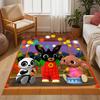 Bing And Friends In Garden Themed Anti-Slip Rugs - Polyester Home Decor, Suitable for Bedrooms, Living Rooms, Doorways, Studios, and Decorations