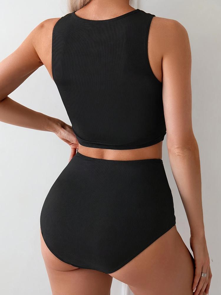 Tankini Damen Badeanzüge Strandbekleidung 2025 Bademode Damen Zweiteiliger Badeanzug Bikini-Set Badeanzug Monokini Badebekleidung