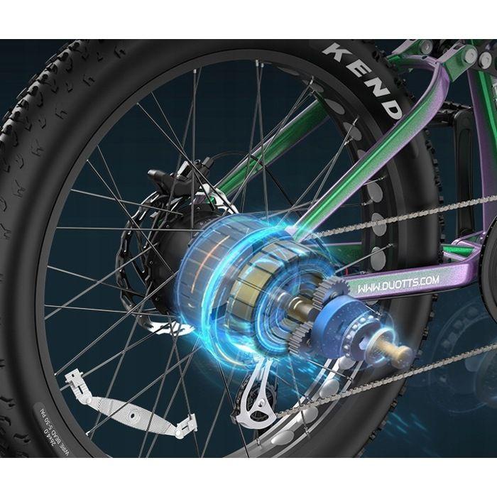 Elektrofahrrad DUOTTS E26 55 km/h 1000 W 48 V 20 Ah 120 km MTB Praktisch für Reisen und Parken Grün