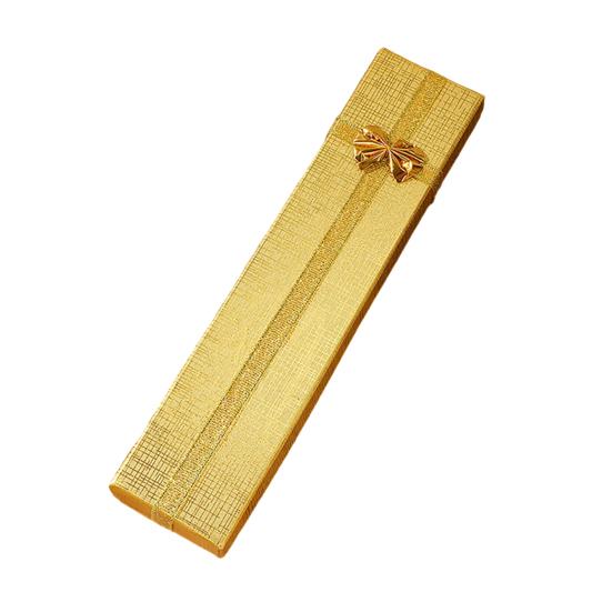 Rechteckige Schmuckverpackungsbox mit Deckel Schleife Valentinstag Brautjungfer Hochzeit Geburtstagsgeschenkbox Halskette Armband Verpackungsbox