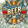 Antique Metal Tin Sign Beer O Clock Wall Decor Kitchen Hanging Art 8x8 Inch