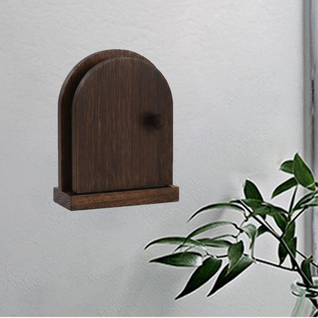 Wooden Lamp Toggle Cover Long-Lasting Wood Pattern Wall Plate Creative Toggle Surround Sleek Finish Home Decor for Living Room