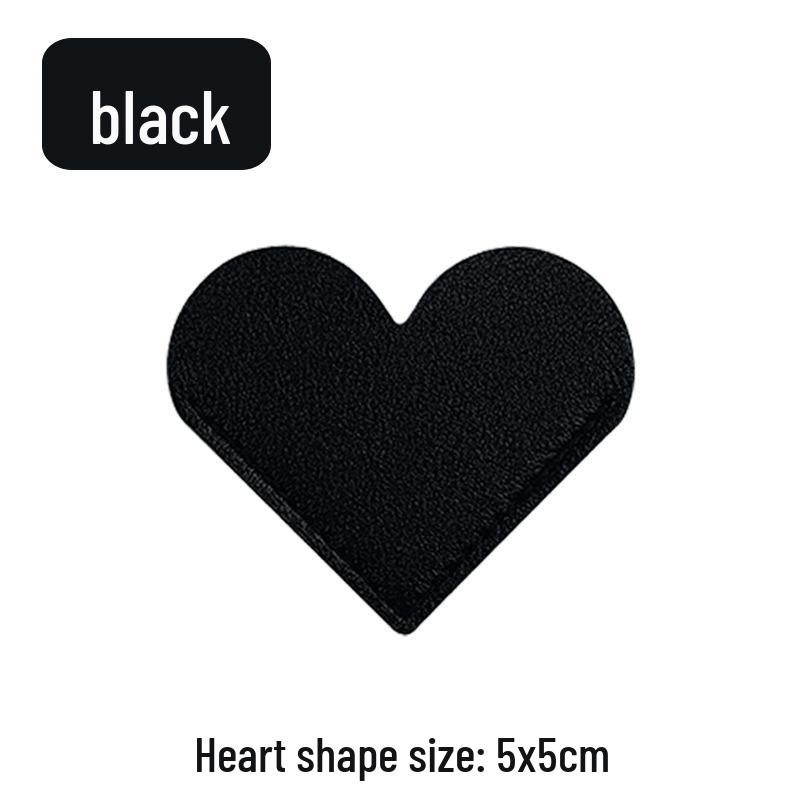 Customizable Heart-Shaped Leather Bookmark with PU Leather and Logo Personalization