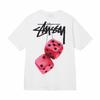 Grenzüberschreitende europäische und amerikanische Trendmarken, eine Vielzahl bedruckter Herren- und Damen-Kurzarm-T-Shirts, 220 Gramm lockere Streetwear-T-Shirts