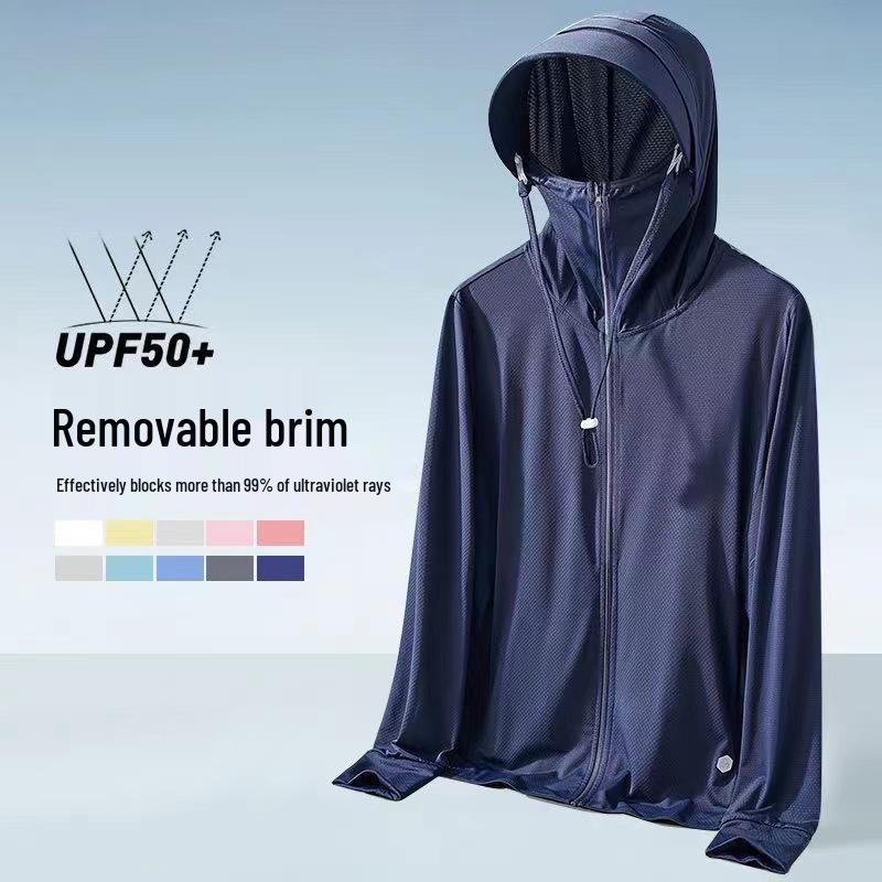 Herren Sommerjacke mit UV-Schutz aus Eis-Seide 2026: Leichter, atmungsaktiver Sonnenschutz für das Angeln im Freien