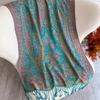 70x180cm Winter Warm Thick Jacquard Scarf Outdoor Women Travel Paisley Cashmere Tassel Shawl Neck Wrap Pashmina