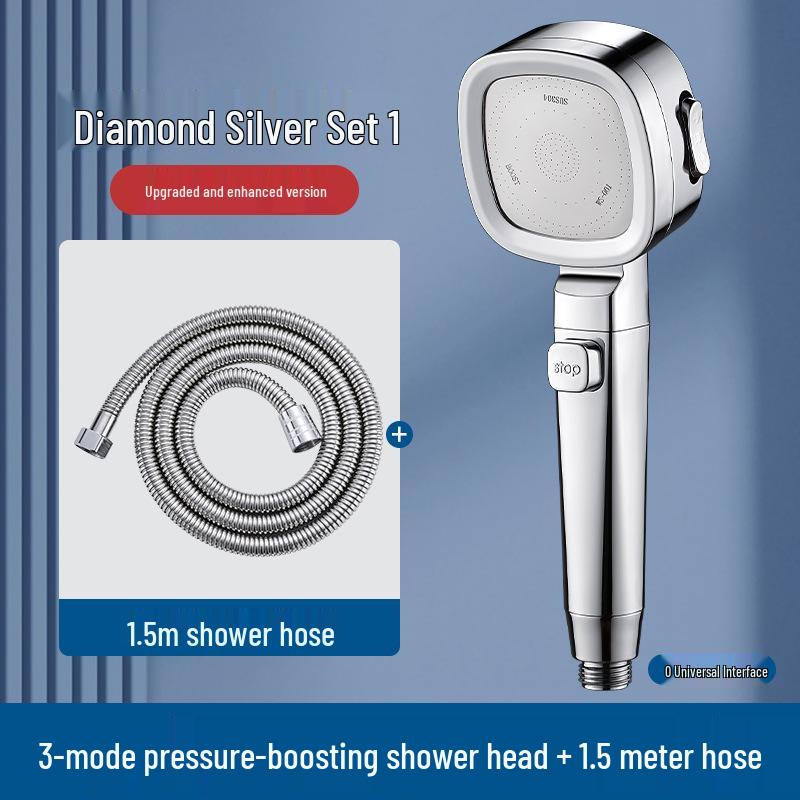 Powerful Boost Rain Shower Head Set for Bathroom & Home