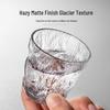Iceberg Pattern Glass Baijiu Cup Set