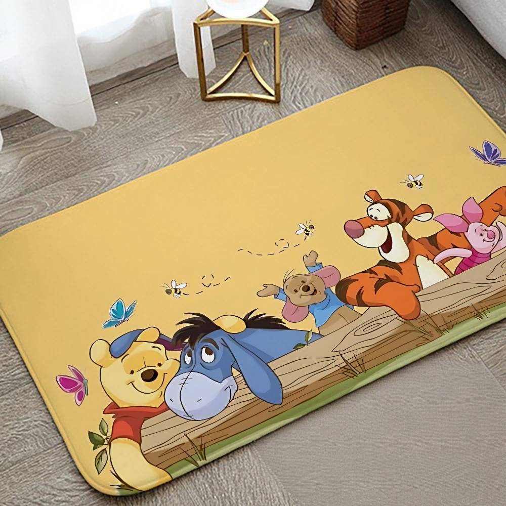 W-Winnie The P-Pooh Cute Carpet For Living Room Sofa Decor Modern Rug Floor Mat For Men Bedroom Durable Area Rugs