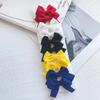 6/10Pcs Sweet Cute Solid Ribbon Bowknot Hair Clips for Baby Girls Handmade Bows Hairpins Barrettes Headwear Kids Hair Accessories