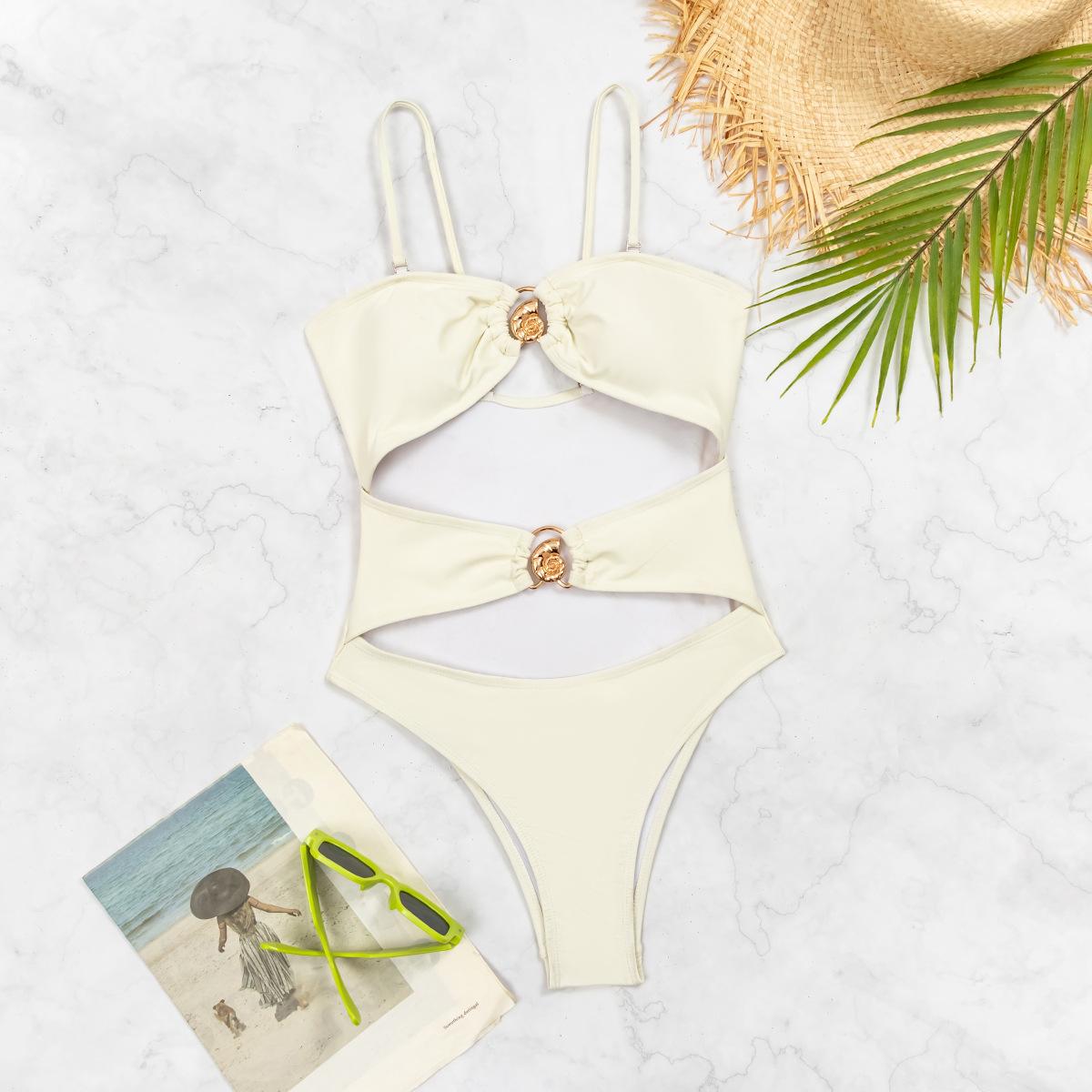 New Popular Swimsuit Women S One-Piece Bikini Sexy Simple Atmospheric Swimsuit S