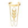 Vintage Ethnic Wind Arrow Fringed Arm Bracelet Female Bohemian Beach Vacation Chain Open Bracelet