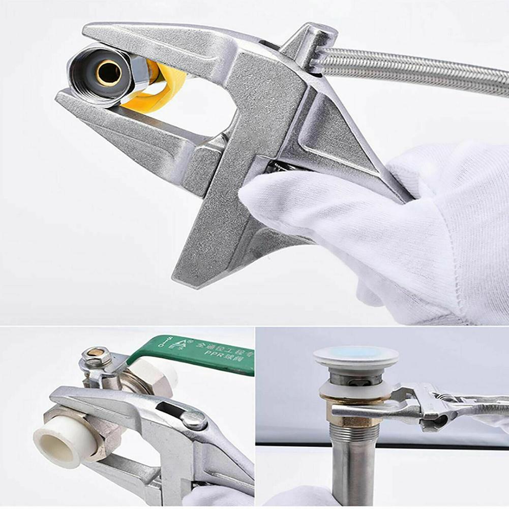 Adjustable Spanner Dismounting Short Handle 16-68MM Aluminium Alloy Useful