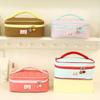 Macaron Color Fresh Makeup Bags Handbag Toiletries Bag Contrast Color Cosmetic Bag  Student