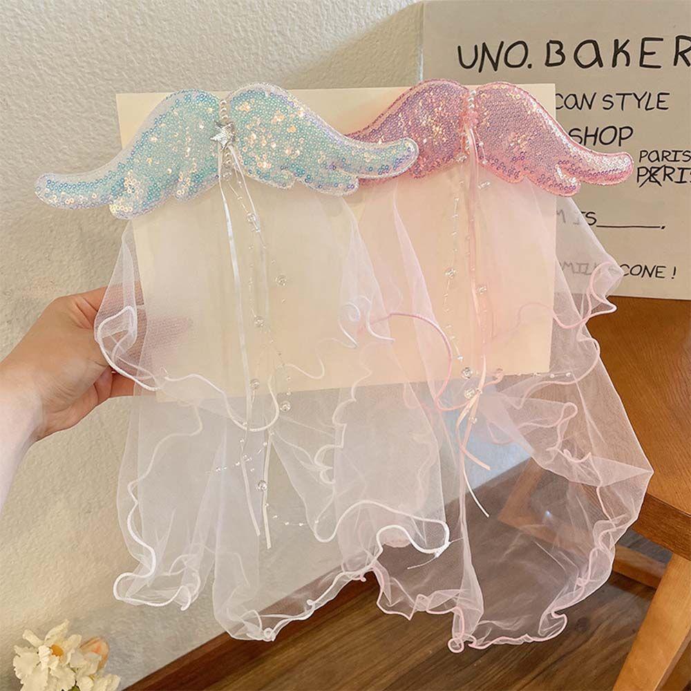 

Головной убор принцессы, детская заколка для волос на затылке, сетчатая заколка в корейском стиле, заколка в виде утконоса