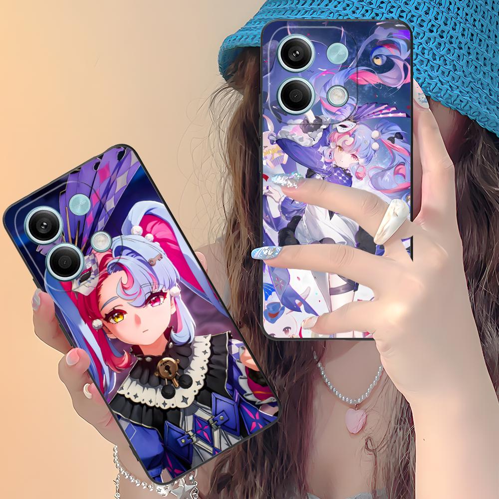 Wuthering Waves Roccia Phone Case for Xiaomi Redmi 15 14 13 12 A5 3 2 1 C Plus 4G 5G Colorful Printing Cover Cover Pretty