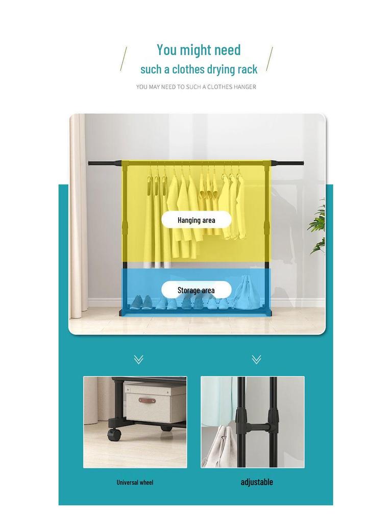 Foldable Clothes Drying Rack for Wardrobe and Balcony