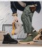2026 Summer Men's Plus Size Martin Boots - British Style Trendy Leather High-Top Work Boots