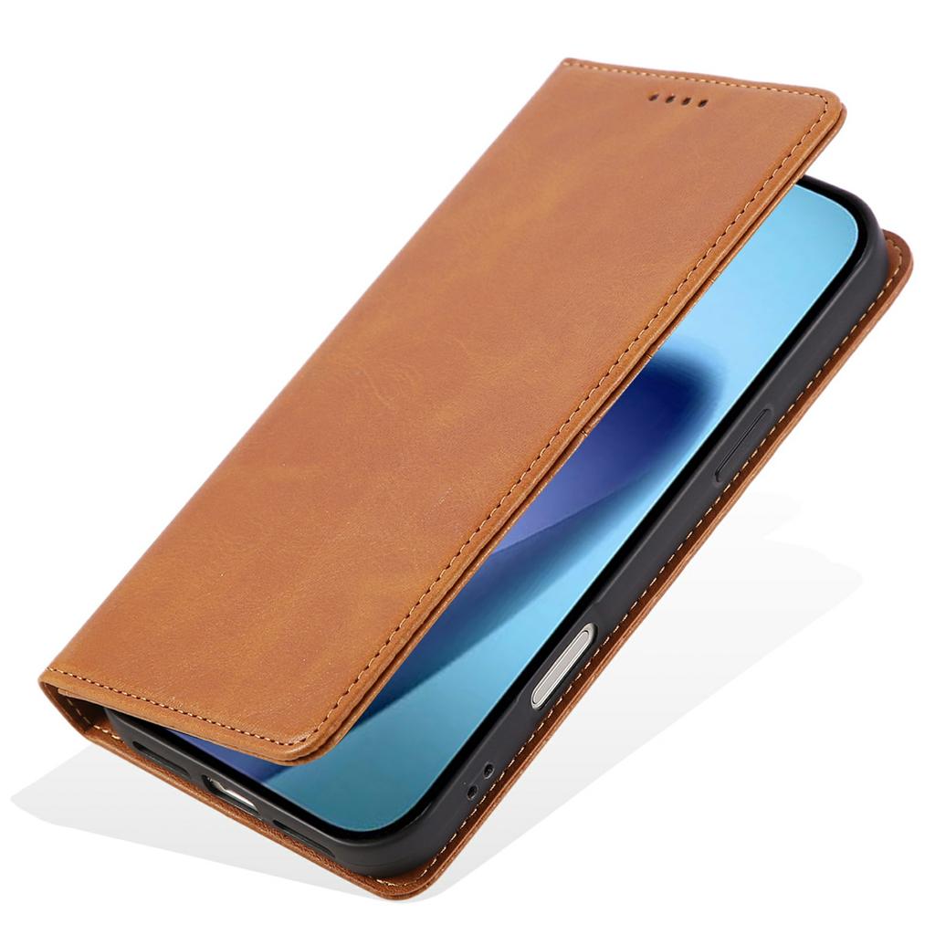 For iPhone 17 Pro Case RFID Blocking PU Leather Phone Wallet Cover