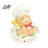 Recipe Holder Magnets 3D Cartoon Chef Refrigerator Magnet Resin Baker Decorative Fridge Memo Notes Photo for Home Decor Theme Ornaments