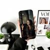 P-B-Lizzie Stark Phone Case Black Silicone Soft For Samsung Galaxy A73,A72,A71,A70,A53,A52,A51