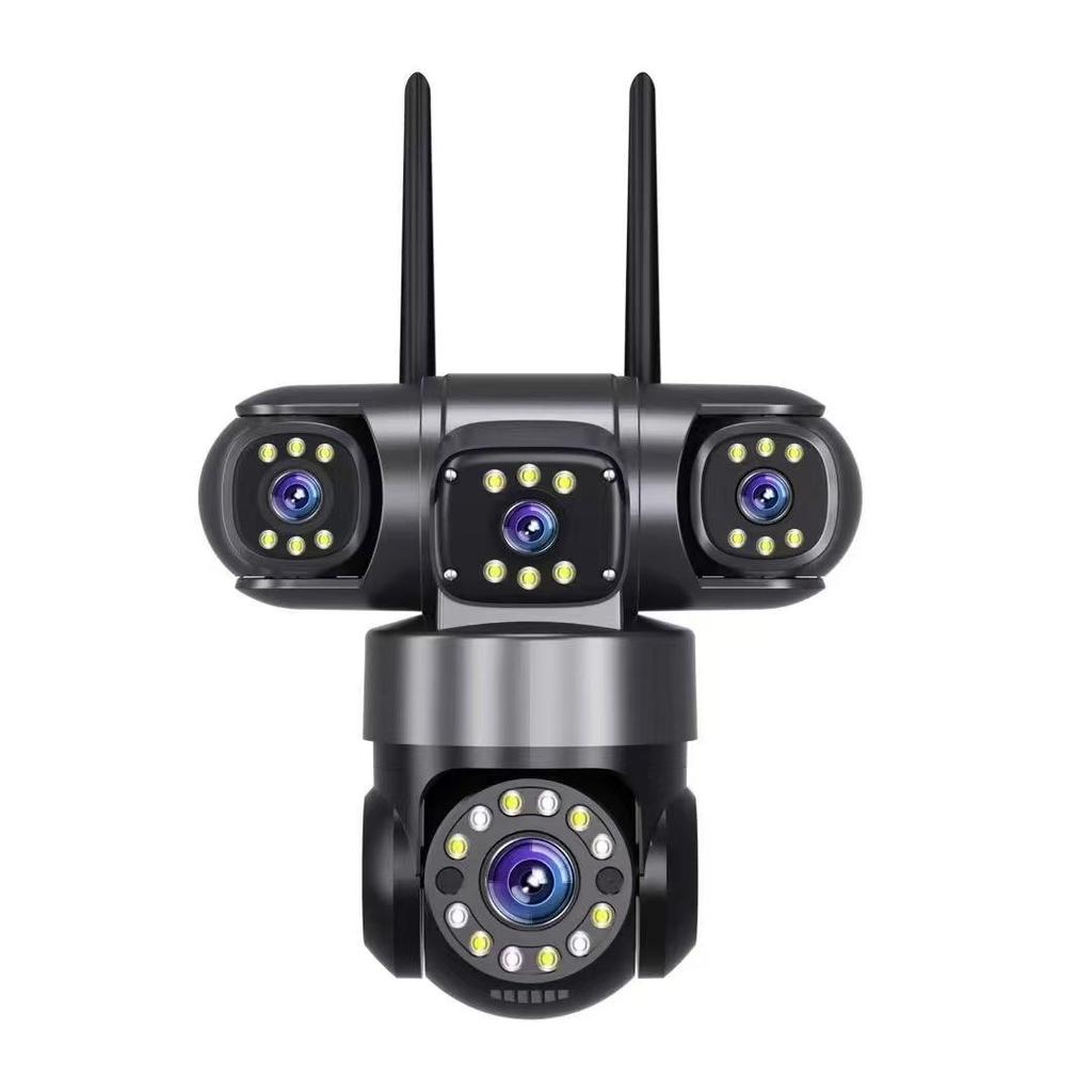 HiEasy 4K Outdoor Wireless WiFi Surveillance Camera: Four-Lens, Home Monitoring