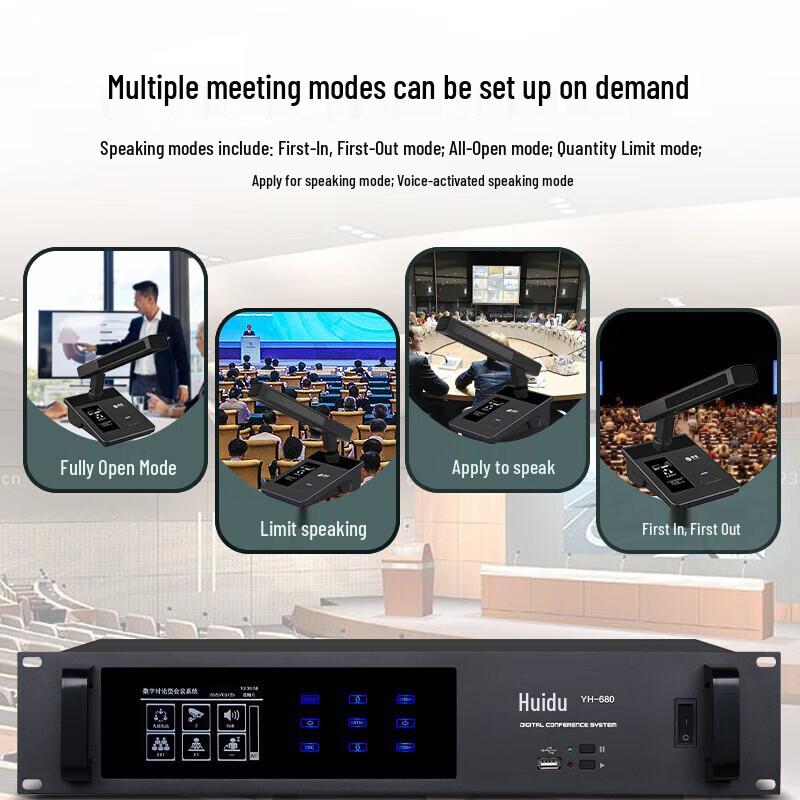 HuiDu YH-680 Wired Auto-Tracking Conference Microphone (CN Version)