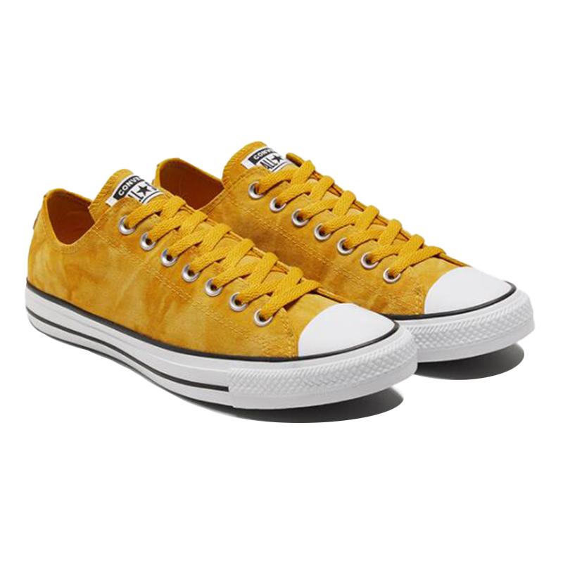 Converse Chuck Taylor All Star Comfortable and Versatile Abrasion Resistant Low Top Canvas Shoes Unisex Ginger Yellow