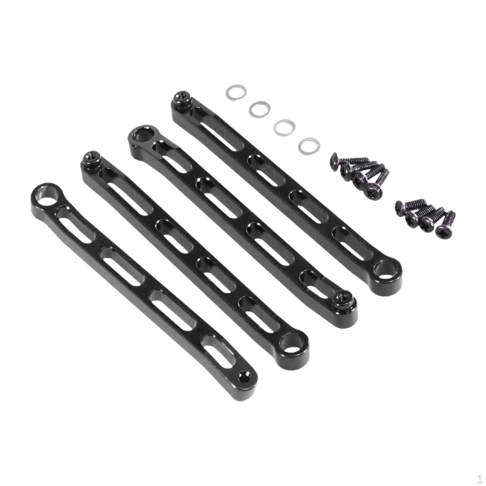 

4 Metal Chassis Support Rods for Remote Control Cars, Compatible with 1:12 Scale Models