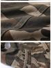 Herren Grün Camouflage Retro Jacke mit Reißverschluss - Lockerer Schnitt, Ideal für Frühling & Herbst