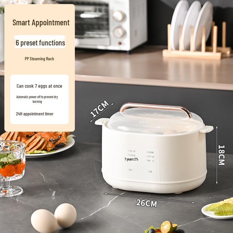 Smart Multi-Functional Egg Cooker with Automatic Power-Off and Timer
