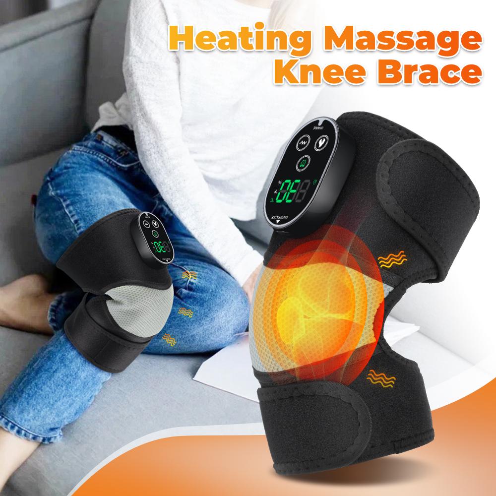 3 In 1 Cordless Thermal Knee Pad Knee Shoulder Massager Vibration Leg Arm Joint Brace Muscle Relax Joint Brace Muscle Relaxation