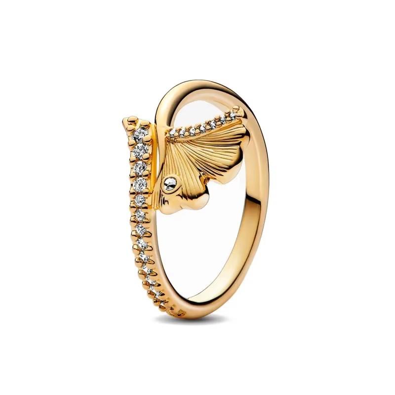 925 Sterling Silver Classic Dazzling Crown Round Hearts Ring Exquisite Women's Light Luxury Charm Ring Jewelry Gift