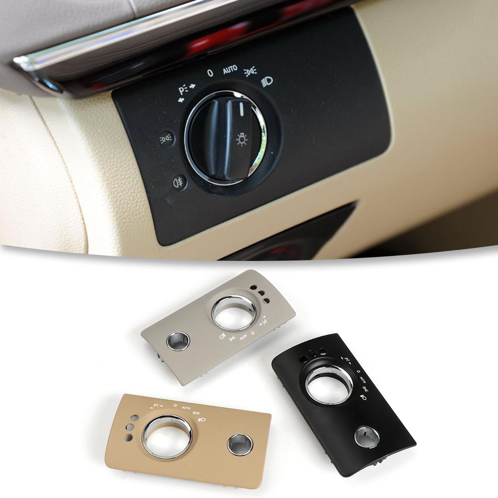 1645453504 For Benz W164 X164 New Black Car Headlight Switch Cover Panel Replacement For Mercedes ML300 ML350 GL320 GL350