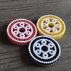 3D Printed Interstellar Gear Fidget Roller Wheel Spin Stress Relief Toy Rotating Gear Decompression Toy for Kids Adults Workers