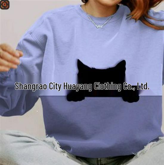 2025 3D Printed Loose Round Neck Sweatshirt - European & American Autumn Collection