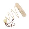 Spring Plate Cat Toy Foldable High Elasticity Stable Standing Interactive Cat Toy with Scratcher