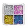 DIKALU Four-Color Glitter Eyeshadow Palette