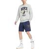 Nike Sweatshirts Men's Gray Crew Neck Moderate Regular HV1063-063