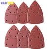 10/20/40 PCS 11Holes Mouse 40-2000 Grits Paper Detail Sanding Sander Sander PSM Triangular Sandpaper Detail Multi