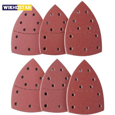 10/20/40 PZ 11 Fori Mouse Grana 40-2000 Carta Levigatrice Dettaglio Levigatrice Levigatrice PSM Carta Abrasiva Triangolare Dettaglio Multi