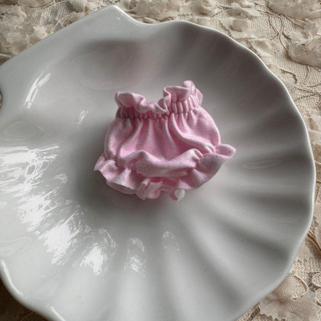 Labubu Doll Clothes: Cotton Pants & Accessories for 13cm-23cm Dolls, including Palm Dog-Themed Underwear.