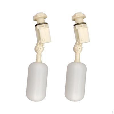 2x Float Valves Floating Ball 1/2inch Auto Fill Shut Off Flow Control Livestock Water Trough