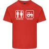 Tractor Problem Solved Driver Farmer Funny Unisexs Light Cotton TShirt