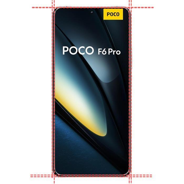 Skärmskyddsfilm - Phonillico - Xiaomi Poco F6 Pro 5G - 4-pack - Härdat glas - Reptålig