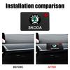 Car Ornament Non Slip Silicone Mat Car Interior Dashboard Phone Sticky Pad For Skoda KAMIQ A5 A7 Yeti Octavia Rapid Fabia Superb