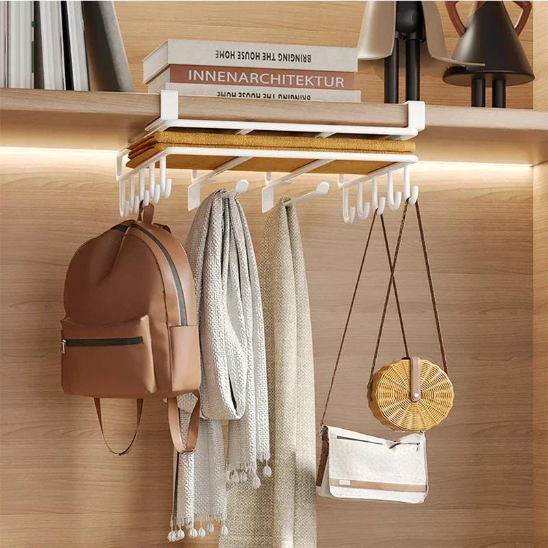 Kitchen Non-punching Multi-functional Pot Lid Cutting Board Placement Storage Rack Cabinet Hanging Cabinet Lower Hanger Wok ring