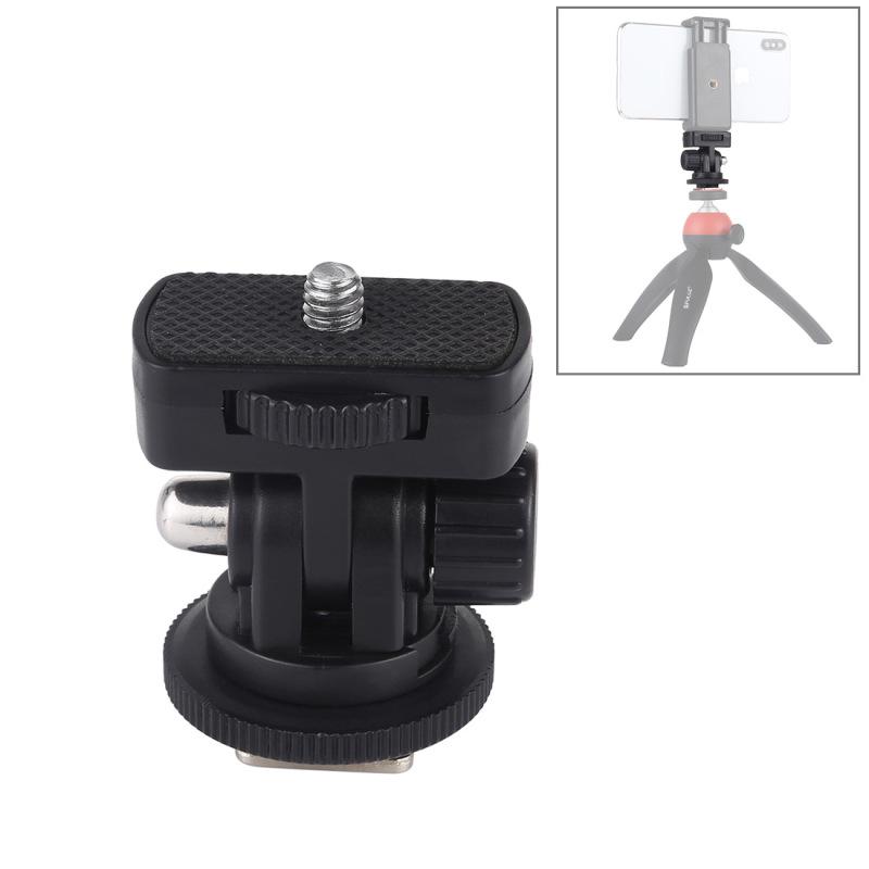 1/4 inch Screw Thread Cold Shoe Tripod Mount Adapter