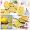 Artificial Lemon Slices Plastic Fake Lemon Slices High-Quality Material